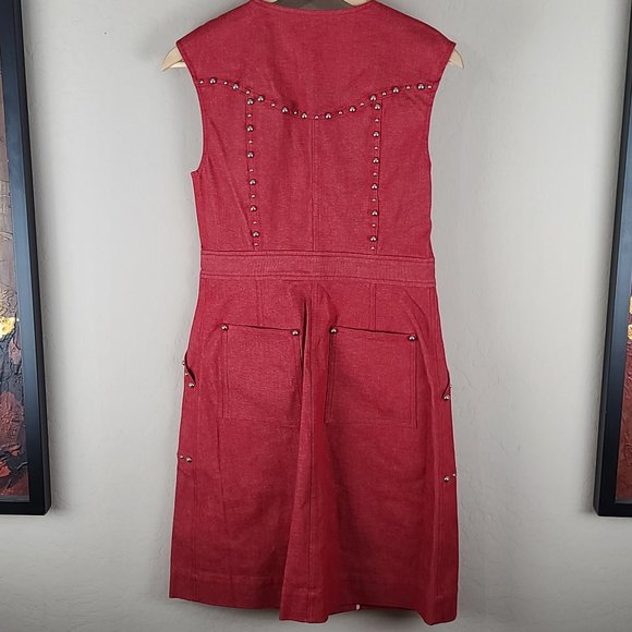 NWT Diane Von Furstenberg Zip Front Sheath Dress - Picture 9 of 12